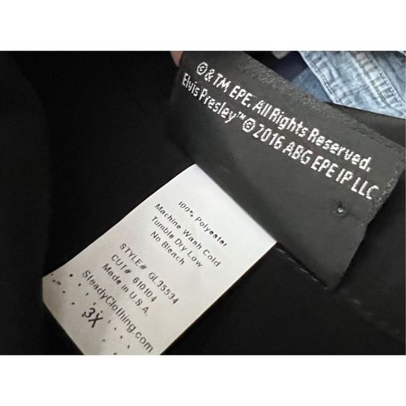 NWT ELVIS PRESLEY CROWD MEN'S PANEL SHIRT 3X XXL - Picture 10 of 10